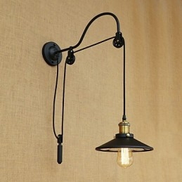 Landelijk Retro Schilderij Kenmerk voor Verstelbare lift Sfeerverlichting Wandlampen Wandlamp