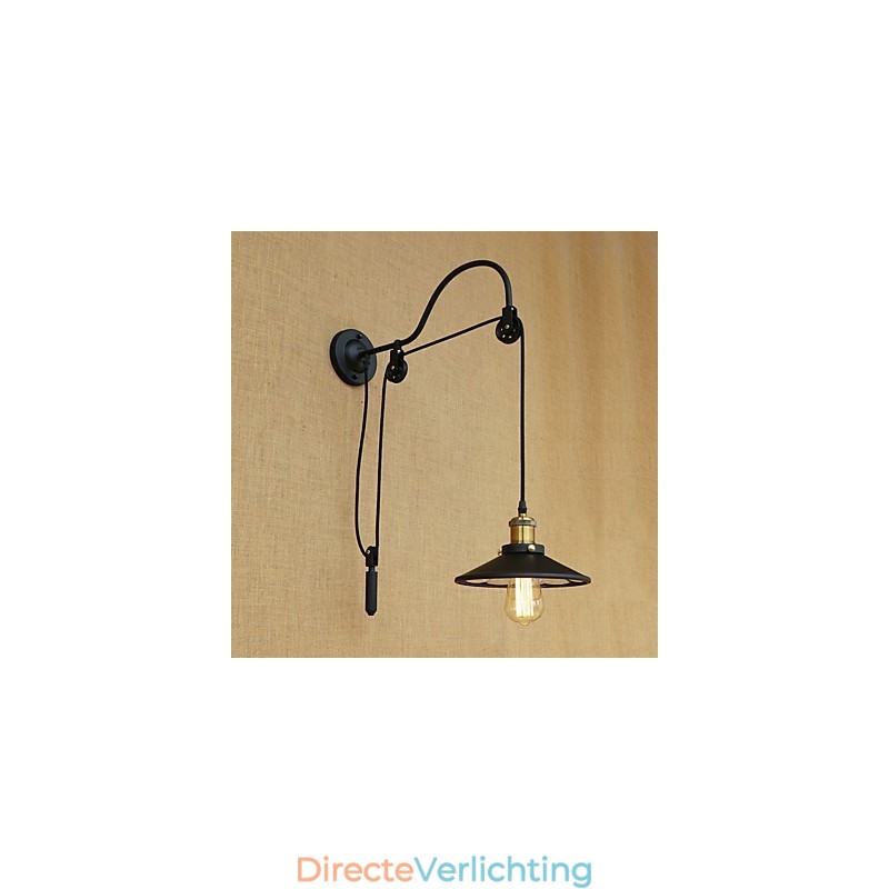 Landelijk Retro Schilderij Kenmerk voor Verstelbare lift Sfeerverlichting Wandlampen Wandlamp