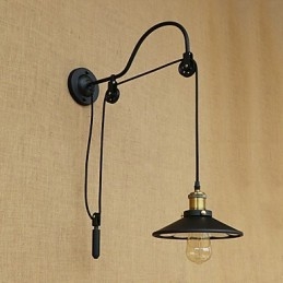 Landelijk Retro Schilderij Kenmerk voor Verstelbare lift Sfeerverlichting Wandlampen Wandlamp