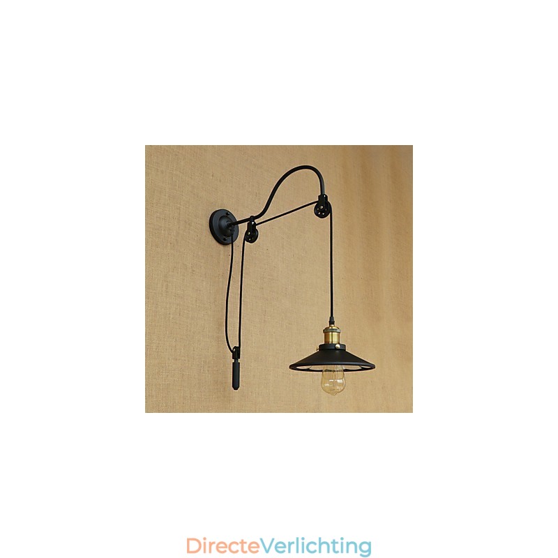 Landelijk Retro Schilderij Kenmerk voor Verstelbare lift Sfeerverlichting Wandlampen Wandlamp