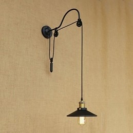 Landelijk Retro Schilderij Kenmerk voor Verstelbare lift Sfeerverlichting Wandlampen Wandlamp