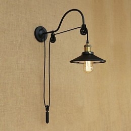 Landelijk Retro Schilderij Kenmerk voor Verstelbare lift Sfeerverlichting Wandlampen Wandlamp