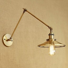 Rustieke Lodge Country Retro Gegalvaniseerde Functie voor Mini Stijl Swing Arm Sfeerverlichting