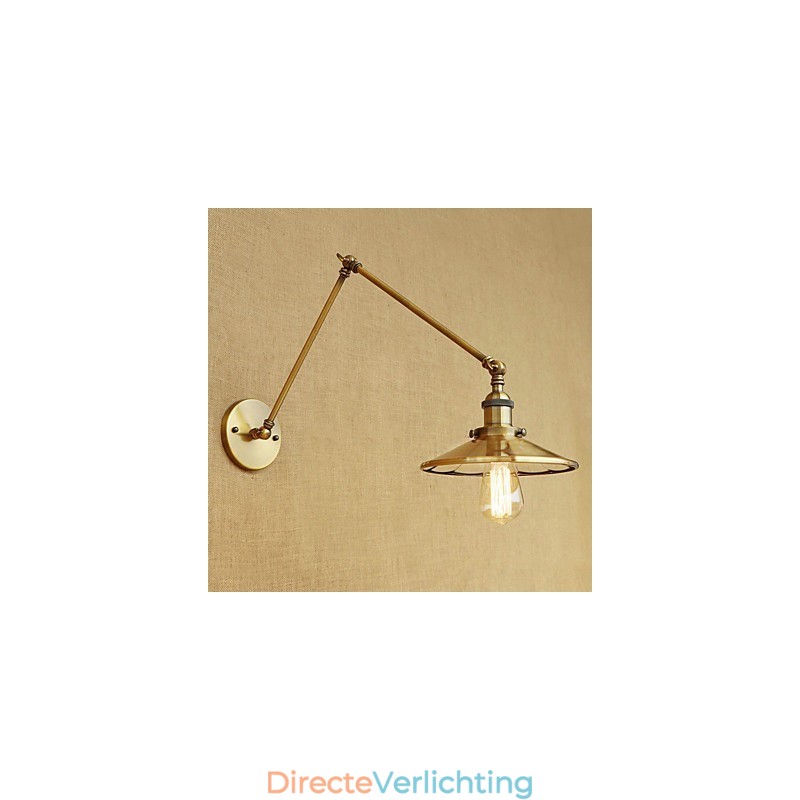 Rustieke Lodge Country Retro Gegalvaniseerde Functie voor Mini Stijl Swing Arm Sfeerverlichting