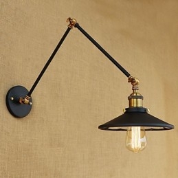 Rustieke Lodge Country Retro Gegalvaniseerde Functie voor Mini Stijl Swing Arm Sfeerverlichting