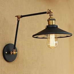 Rustieke Lodge Country Retro Gegalvaniseerde Functie voor Mini Stijl Swing Arm Sfeerverlichting