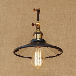 Rustieke Lodge Country Retro Gegalvaniseerde Functie voor Mini Stijl Swing Arm Sfeerverlichting