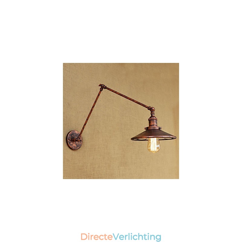 Rustieke Lodge Country Retro Gegalvaniseerde Functie voor Mini Stijl Swing Arm Sfeerverlichting