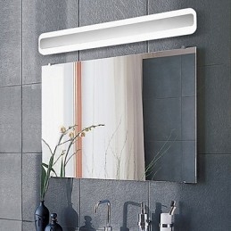 Geïntegreerde moderne eigentijdse chromen functie voor sfeerverlichting badkamerverlichting wandlamp