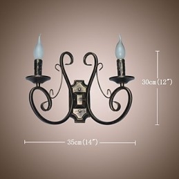 Nieuwe Retro Attic Amerikaanse Stijl Retro Wandlamp Slaapkamerlamp Wandlamp Kaarslamp