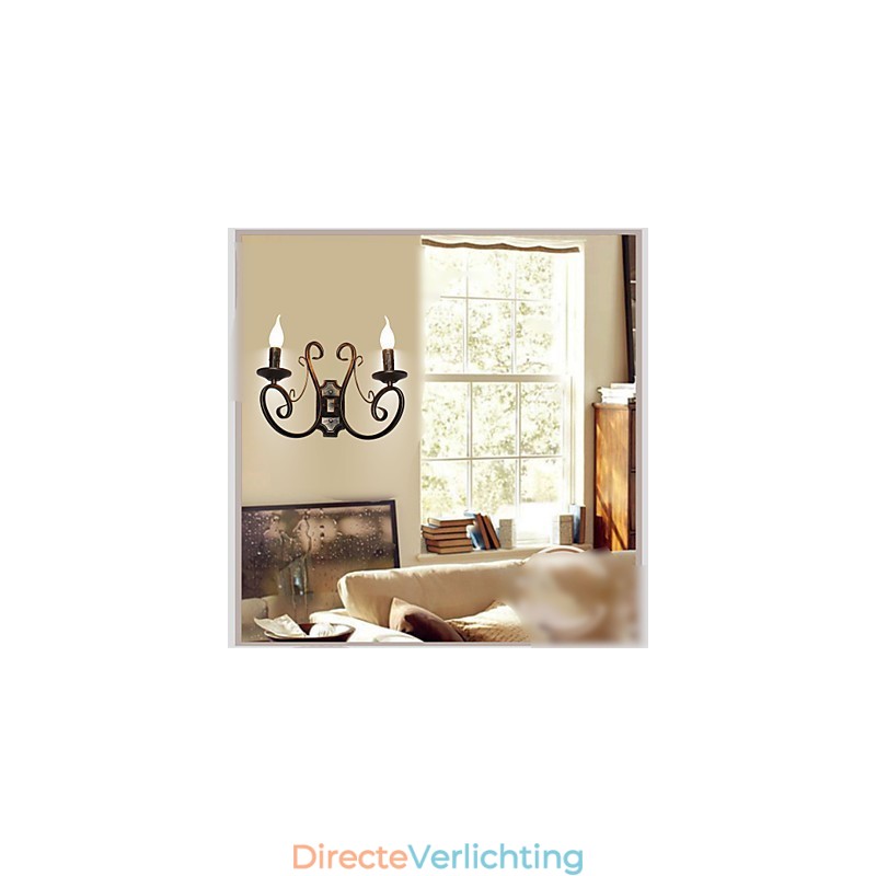 Nieuwe Retro Attic Amerikaanse Stijl Retro Wandlamp Slaapkamerlamp Wandlamp Kaarslamp