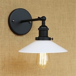 Moderne, eigentijdse, landelijke, retro-schilderijfunctie voor een sfeervolle lichtmuur in ministijl