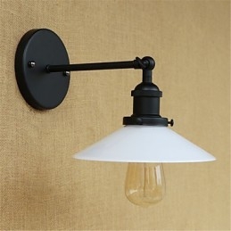 Moderne, eigentijdse, landelijke, retro-schilderijfunctie voor een sfeervolle lichtmuur in ministijl