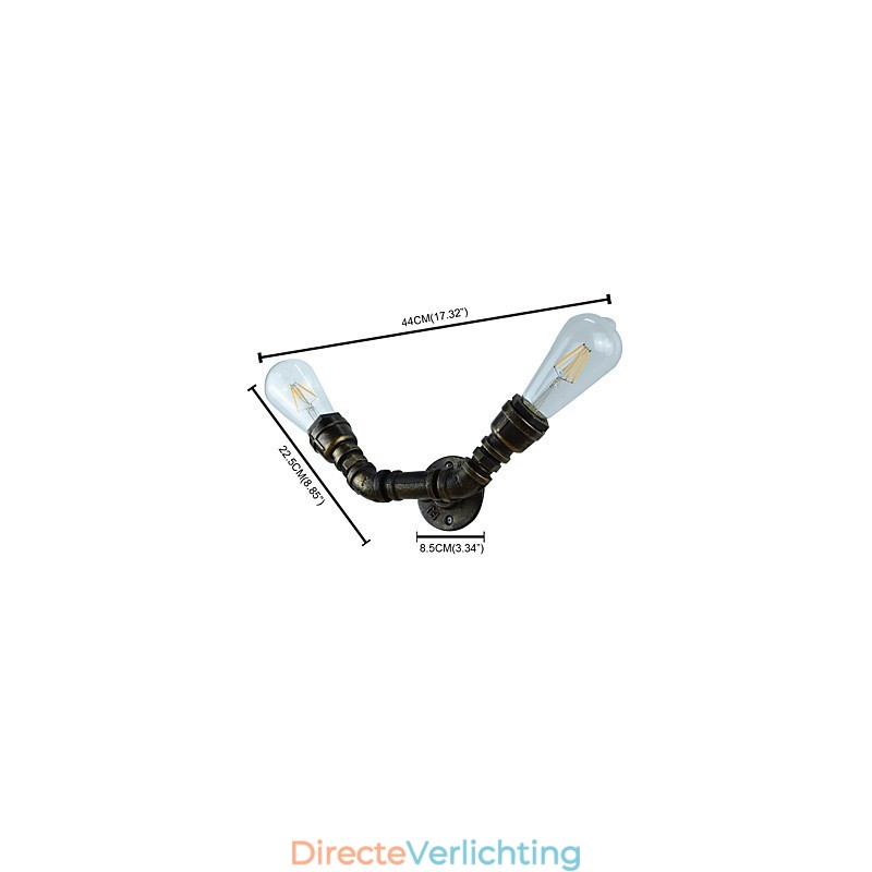 Rustieke Lodge Traditionele Klassieke Antieke Messing Kenmerk voor Sfeerverlichting Wandlampen Wandlamp