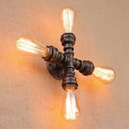 Landelijk Retro Schilderij Kenmerk voor Mini Stijl Zwenkarm Inclusief Sfeervolle Lichtmuur