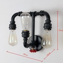 Rustieke lodge moderne eigentijdse landelijke retro schilderijfunctie voor mini-stijl uplight wandlampen