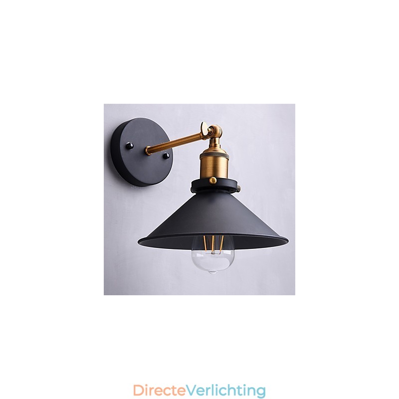 2 stuks Metalen Wandlampen Industriële Wandlamp Vintage Edison Simplicity Lamp voor Café Club Bar Verlichting