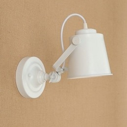 Geschilderde stalen wandlamp Dumb Black American Coffee Decoratie Retro wandlamp Lichtzwaardlamp op de muur