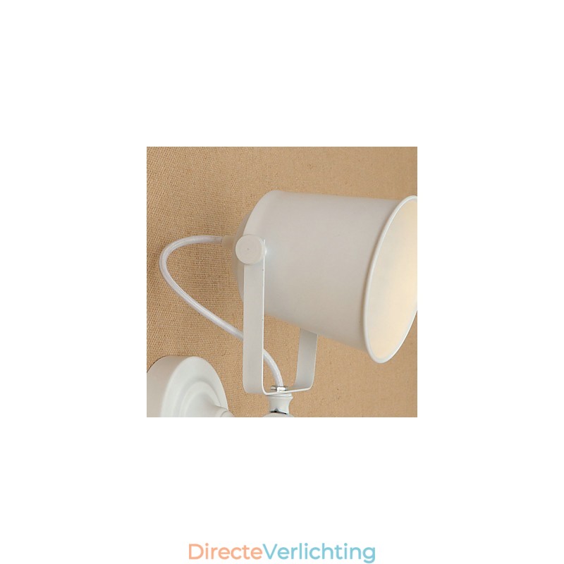 Geschilderde stalen wandlamp Dumb Black American Coffee Decoratie Retro wandlamp Lichtzwaardlamp op de muur