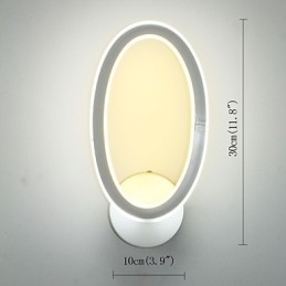 Moderne Originaliteit Korte Binnen Aluminium Wandlamp Achtergrond Muur Ganglamp Gang Trap Portieklamp