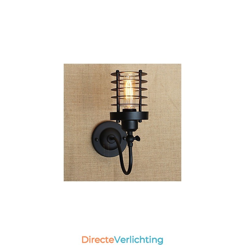 Vintage Land Schilderij Kenmerk voor Mini Stijl Sfeervolle Licht Wandlampen Wandlamp
