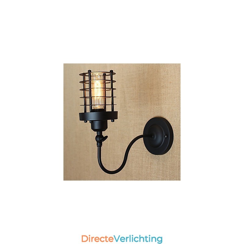 Vintage Land Schilderij Kenmerk voor Mini Stijl Sfeervolle Licht Wandlampen Wandlamp
