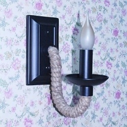 Henneptouw Retro Wandlamp Creatieve Persoonlijkheid Bar IJzeren Kaarslamp