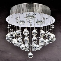 Traditionele klassieke kristalchroom metalen inbouw
