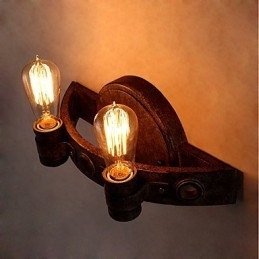 Loft Stijl Vintage Industriële Creatieve Persoonlijkheid Metalen Wandlamp voor de Koffiekamer Bar Foyer Decoreer Wandverlichting