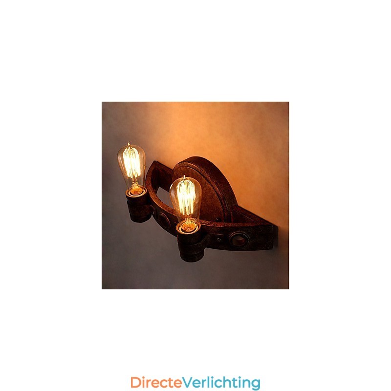 Loft Stijl Vintage Industriële Creatieve Persoonlijkheid Metalen Wandlamp voor de Koffiekamer Bar Foyer Decoreer Wandverlichting