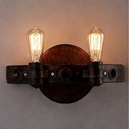 Loft Stijl Vintage Industriële Creatieve Persoonlijkheid Metalen Wandlamp voor de Koffiekamer Bar Foyer Decoreer Wandverlichting