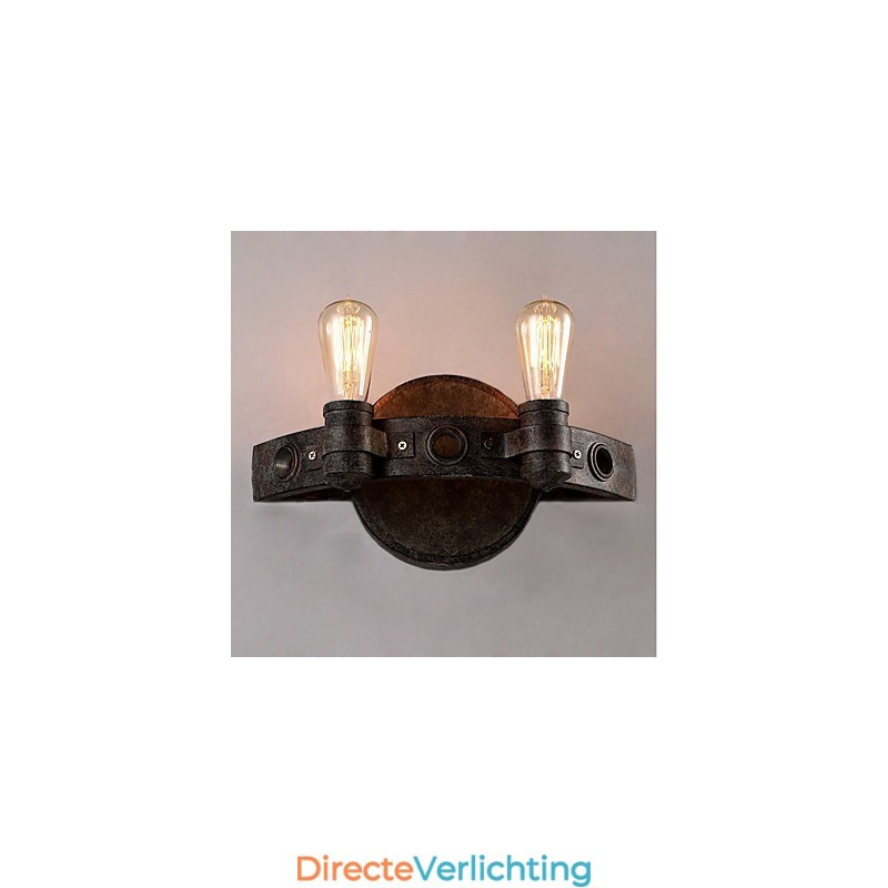 Loft Stijl Vintage Industriële Creatieve Persoonlijkheid Metalen Wandlamp voor de Koffiekamer Bar Foyer Decoreer Wandverlichting