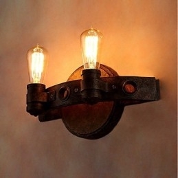 Loft Stijl Vintage Industriële Creatieve Persoonlijkheid Metalen Wandlamp voor de Koffiekamer Bar Foyer Decoreer Wandverlichting