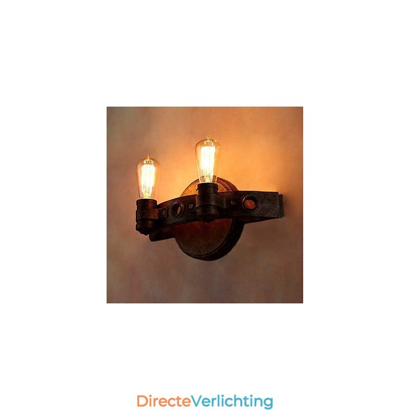 Loft Stijl Vintage Industriële Creatieve Persoonlijkheid Metalen Wandlamp voor de Koffiekamer Bar Foyer Decoreer Wandverlichting