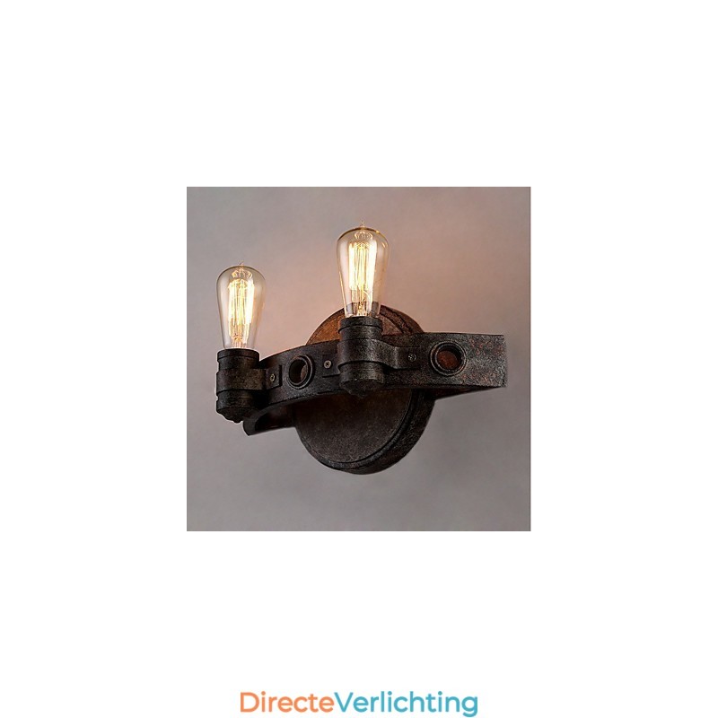 Loft Stijl Vintage Industriële Creatieve Persoonlijkheid Metalen Wandlamp voor de Koffiekamer Bar Foyer Decoreer Wandverlichting
