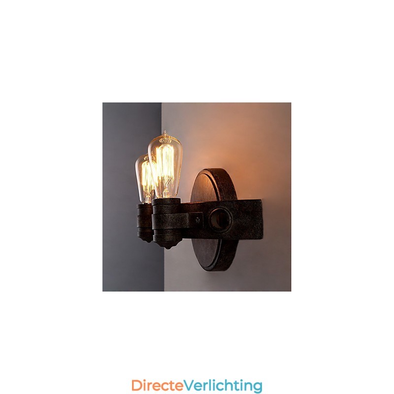 Loft Stijl Vintage Industriële Creatieve Persoonlijkheid Metalen Wandlamp voor de Koffiekamer Bar Foyer Decoreer Wandverlichting
