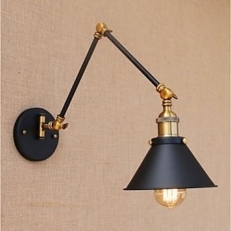 Vintage Country Electroplated Feature voor Mini Stijl Swing Arm Oogbescherming Downlight Swing Arm Lights