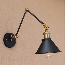 Vintage Country Electroplated Feature voor Mini Stijl Swing Arm Oogbescherming Downlight Swing Arm Lights