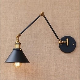Vintage Country Electroplated Feature voor Mini Stijl Swing Arm Oogbescherming Downlight Swing Arm Lights