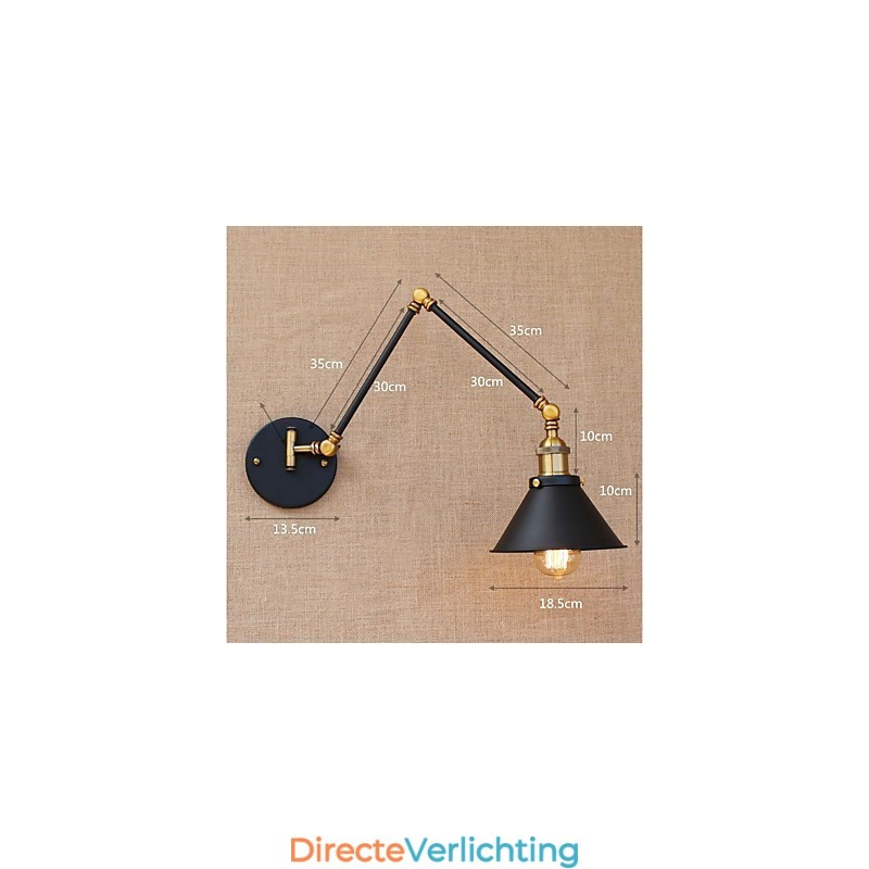 Vintage Country Electroplated Feature voor Mini Stijl Swing Arm Oogbescherming Downlight Swing Arm Lights