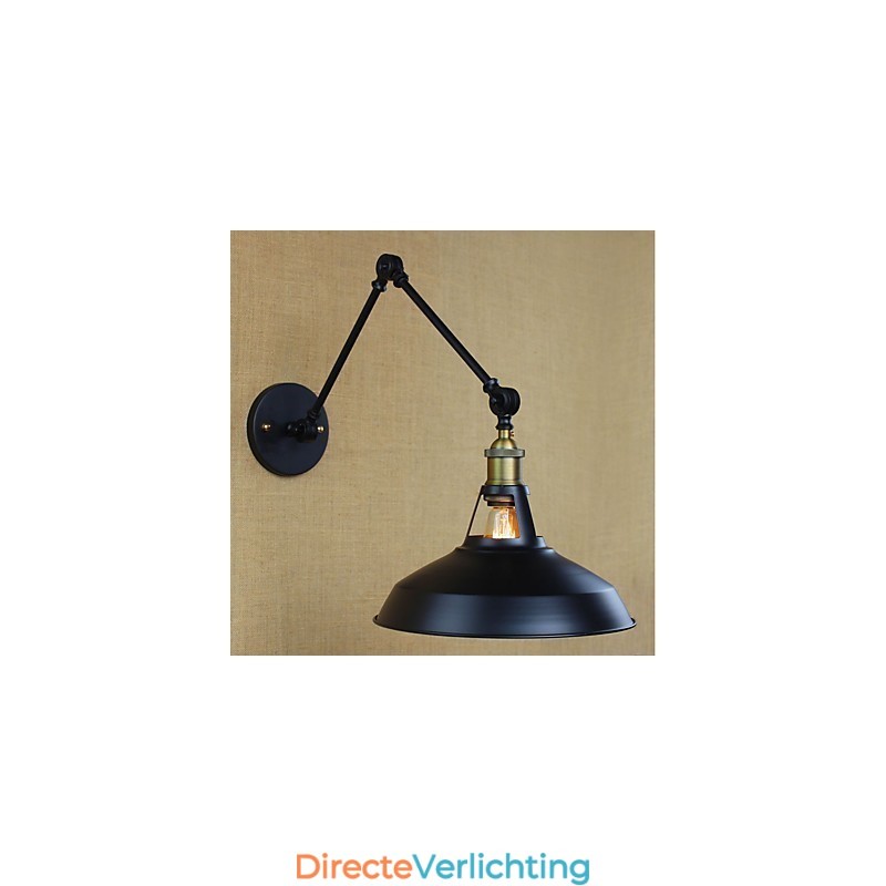 Lange arm Half roestig Industrieel Retro Nostalgisch Intrekbaar Vouwbaar Wandlamp Wandlamp