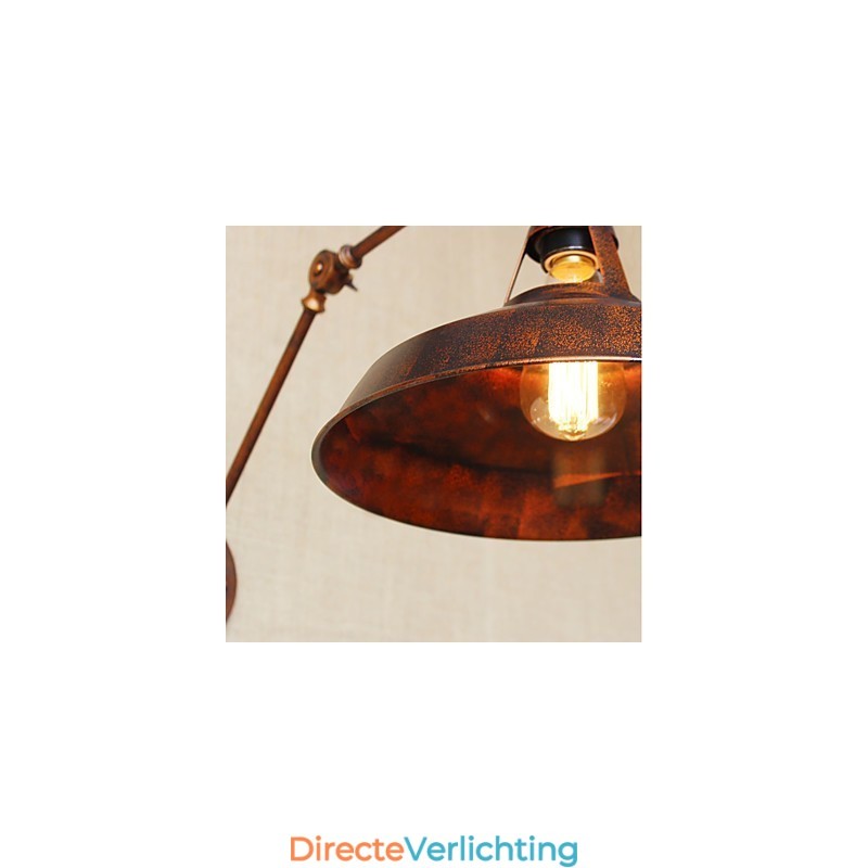 Lange arm Half roestig Industrieel Retro Nostalgisch Intrekbaar Vouwbaar Wandlamp Wandlamp