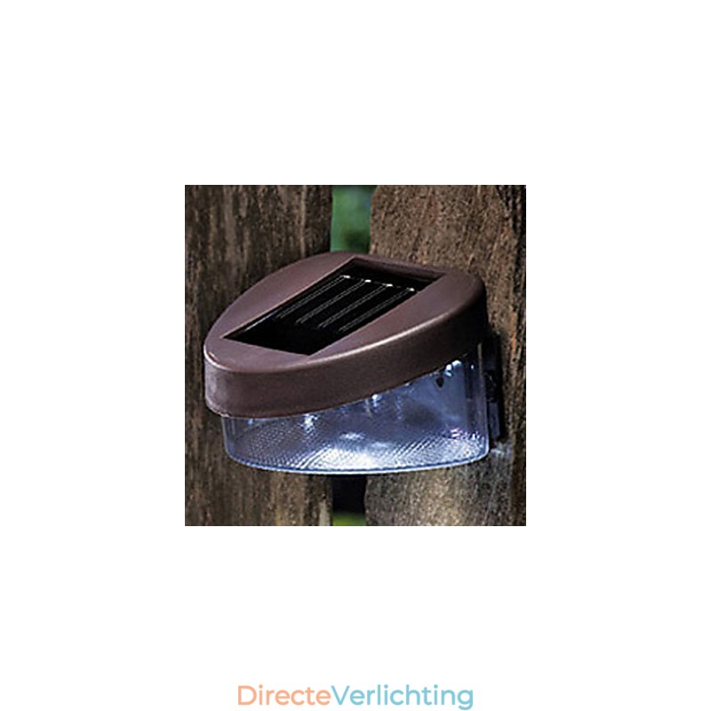 Wit licht Zonne-lichtpad Muur Landschap Montage Tuinhek Licht