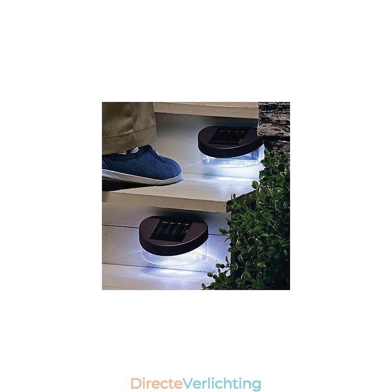 Wit licht Zonne-lichtpad Muur Landschap Montage Tuinhek Licht