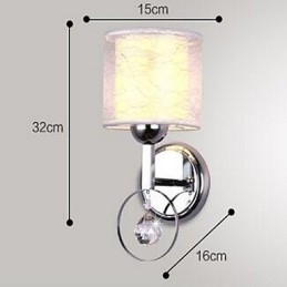 Kristallen moderne eigentijdse gegalvaniseerde kenmerkende uplight wandlampen wandlamp
