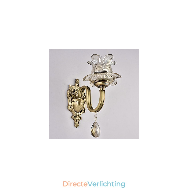 Rustieke Lodge Messing Kenmerk voor Mini Stijl Uplight Wandlampen Wandlamp