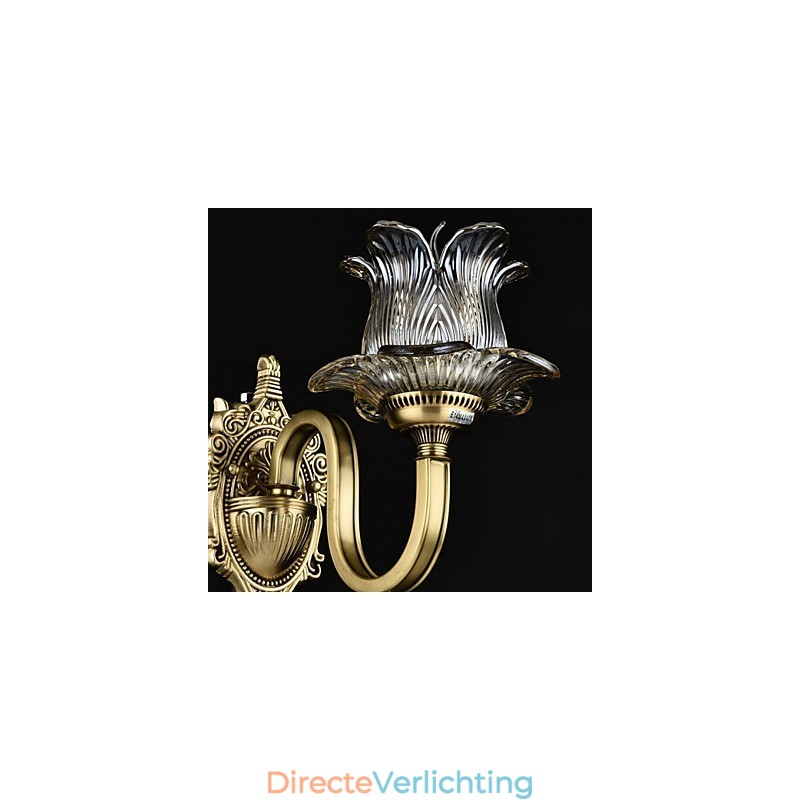 Rustieke Lodge Messing Kenmerk voor Mini Stijl Uplight Wandlampen Wandlamp