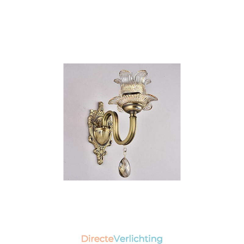 Rustieke Lodge Messing Kenmerk voor Mini Stijl Uplight Wandlampen Wandlamp