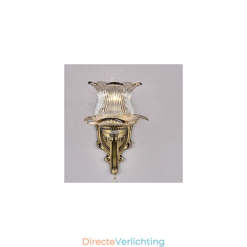 Rustieke Lodge Messing Kenmerk voor Mini Stijl Uplight Wandlampen Wandlamp
