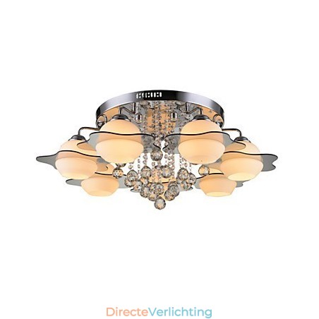 Afstandsbediening 7 lampen met blauwe rode moderne plafondlamp inbouw Afstandsbediening 7 lampen met blauwe rode moderne plafondlamp inbouw